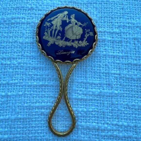 small limoge mirror - Picture 1 of 2